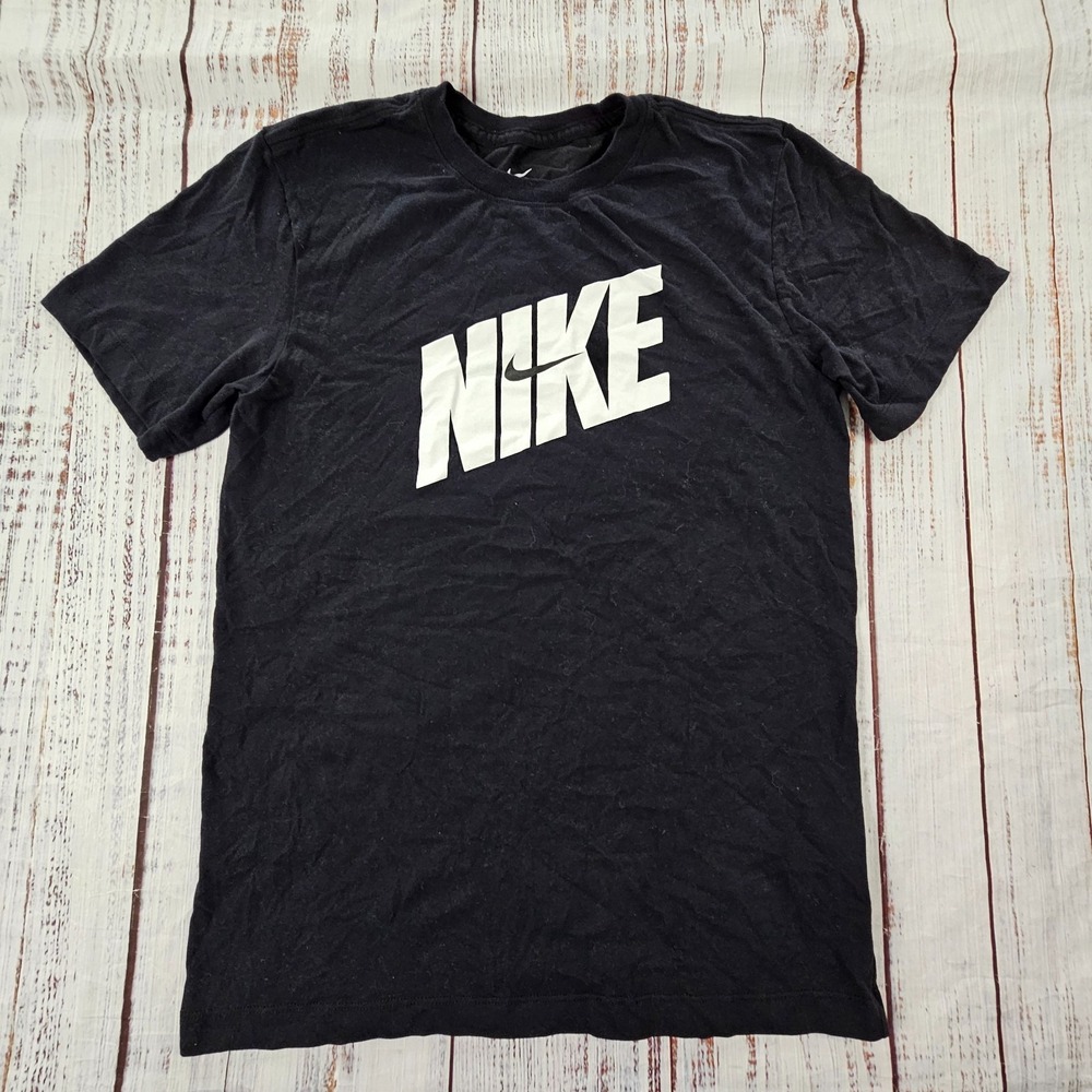 The Nike Tee Dry-Fit Black Short Sleeve T-Shirt Men's S